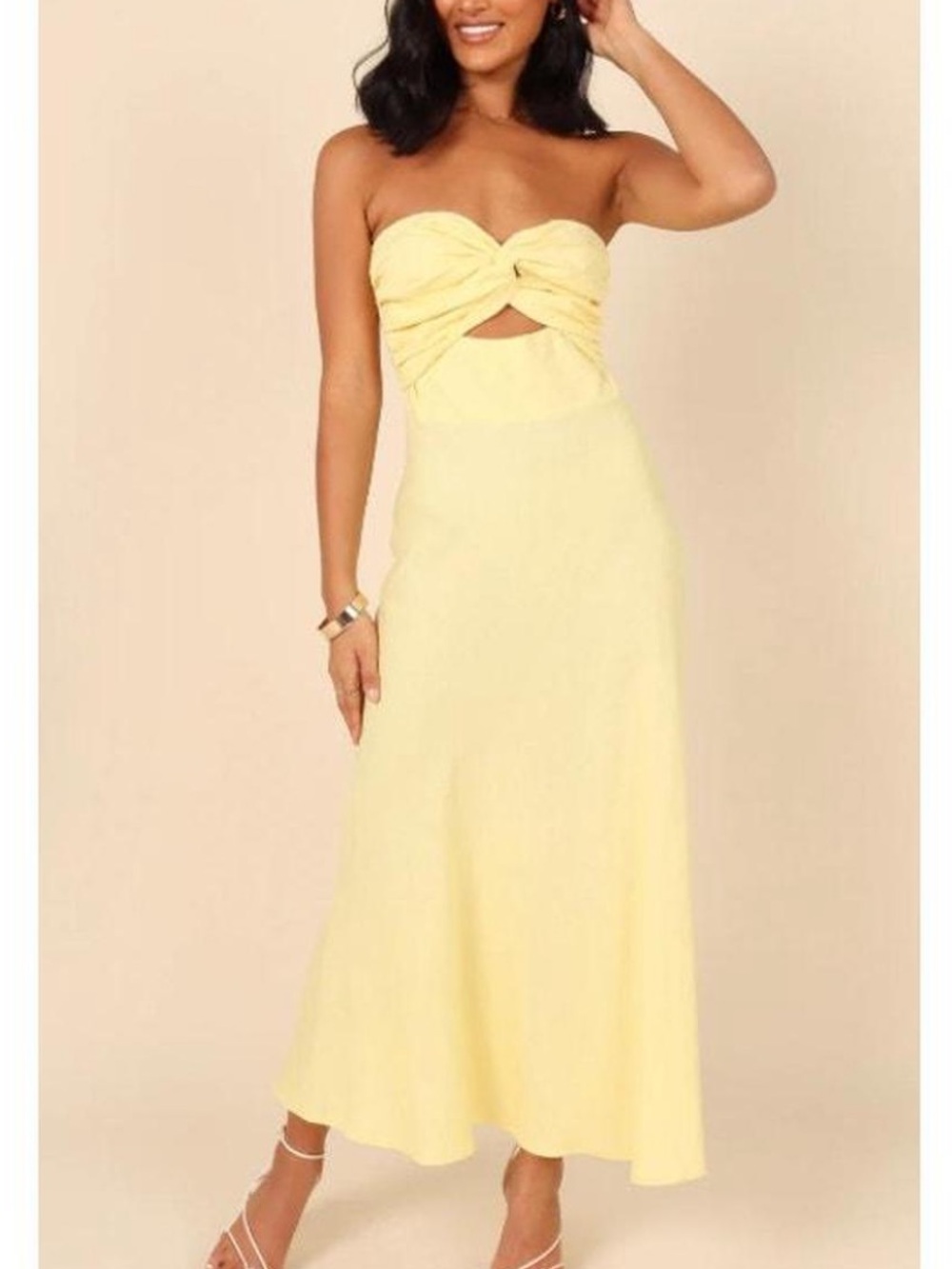 Petal and pup strapless dress